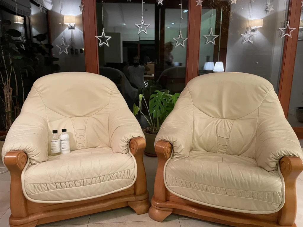Czyszczenie i impregnacja foteli skórzanych Kęty – Rent&Clean